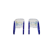 CARBONREVO CACHE LED AVANT BLEU TRANSLUCIDE - PAIRE - DUALTRON RAPTOR/1/2/ULTRA