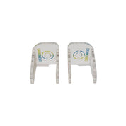 CARBONREVO CACHE LED AVANT BLEU TRANSLUCIDE - PAIRE - DUALTRON RAPTOR/1/2/ULTRA