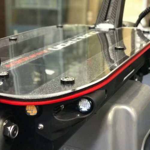 CARBON REVO PLAQUE DE PROTECTION EN PLEXI 3MM - DUALTRON 1/RAPTOR