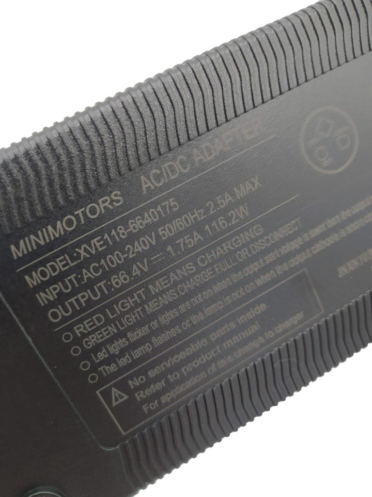 DUALTRON & TEVERUN & ROVORON l CHARGEUR 66.4V 1.75A V2 Connecteur LP16-3P