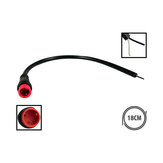 Connecteur etanche 2Pins (Male ou Femelle)