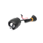Lampe LED et klaxon avant noir