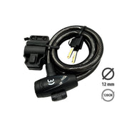 Antivol Diam 12 Long 1M20 clés + support