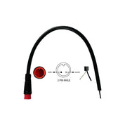 Connecteur étanche 2Pins Male