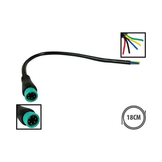 Connecteur étanche 5 pins (Male ou Femelle)