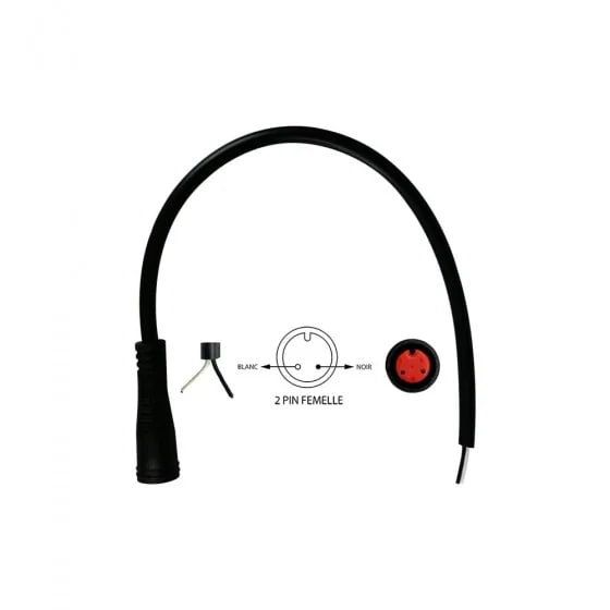 Connecteur etanche 2Pins (Male ou Femelle)
