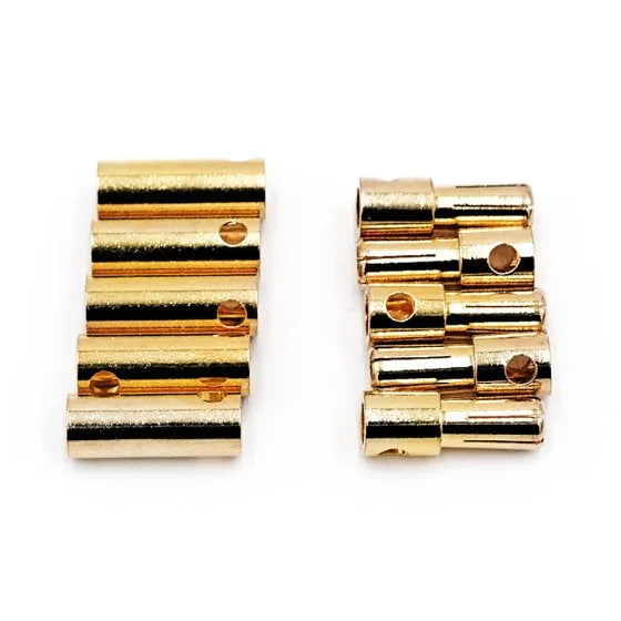 Connecteurs banane 3.5mm ou 5.5mm X10 (5Male+5Femelle)