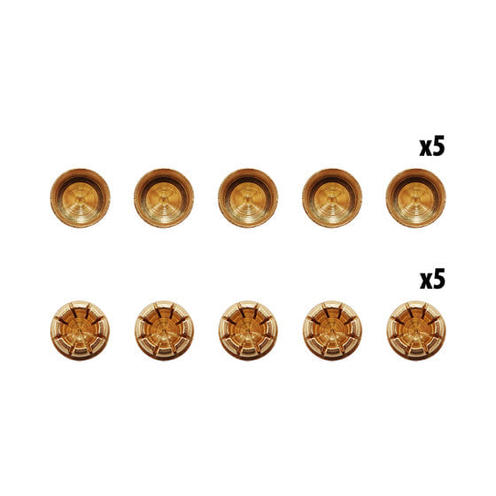 Connecteurs banane 8mm x10 pcs (5 male + 5 femelles)
