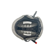 Casque trottinette blanc avec LED