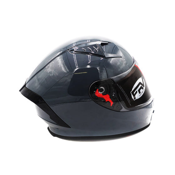 Casque intégral FRV gris (taille S à XL)