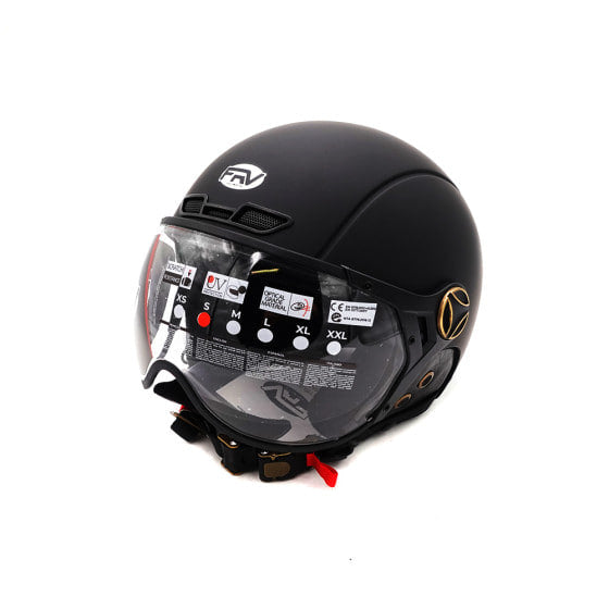 Casque JET FRV Noir Mat (taille S à XL)