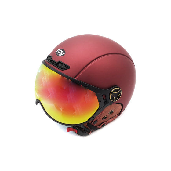 Casque JET FRV bordeaux mat (taille S à XL)